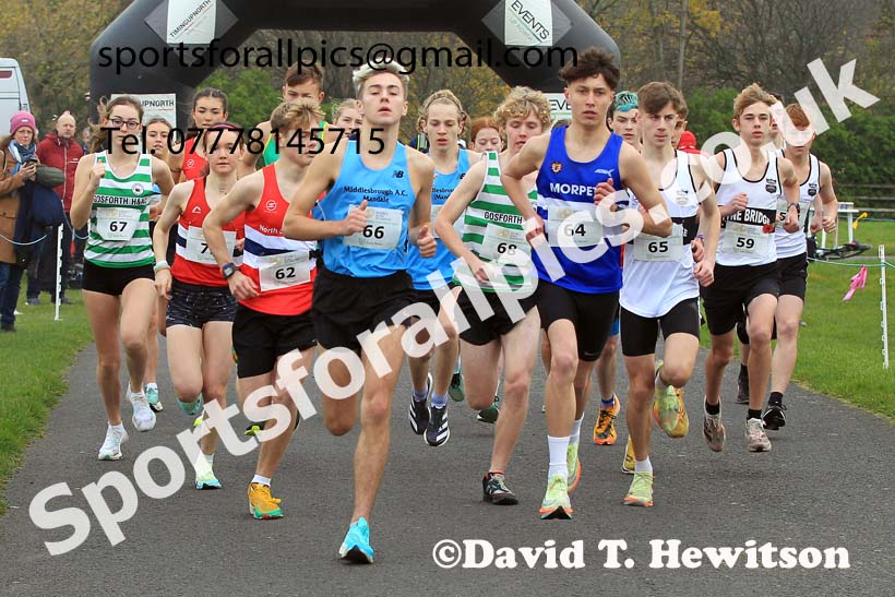 Mens and Womens Under-17s and Under-20s, 2022 Heaton Memorial 10k Road Race, Newcastle Town Moor.  Photo: David T. Hewitson/Sports for All Pics